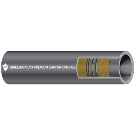 Shields Marine Poly X Sanitation Polyurethane Flexible Hose, 12-1/2' 116-105-1124